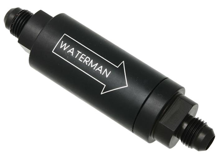 Waterman In-Line Fuel Filter, -06 AN - Circle Track and ... race car fuel filters 