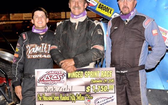 Rick Ziehl Rebounds With ASCS Southwest...