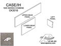 Case/IH Combine Lower Cab Kit - Berkshire Gray
