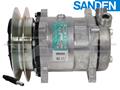 OE Sanden Compressor SD5H14 - 158mm, 1 Groove Clutch 12V