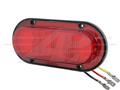 LED Red Oval Tail Light - 7 x 3 5/8