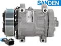 OE Sanden Compressor SD7H15 - 119mm, 8 Groove HD Clutch, 12V