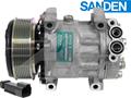 OE Sanden Compressor SD7H15 - 120mm, 8 Groove Clutch 12V