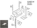 Case/IH Lower Cab Kit with Headliner (2 Door) - Black