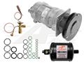 New Heavy Duty Aluminum A6 Replacement Compressor Kit