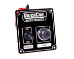 QuickCar Ignition Switch and Start Button, Black Panel