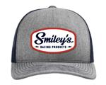 Smileys Patch Trucker Hat - Grey/Navy