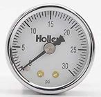Holley 1-1/2 Mech Fuel Pressure Gauge, 0-30 PSI 