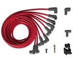 MSD 8.5mm Red Universal Wire Set, 8 Cyl 90° Plugs/HEI