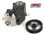 PSC Sportsman Steel Power Steering Pump, Reservoir and 4.5 Serpentine Pulley