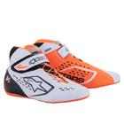 Alpinestars Tech 1-KX V2 Shoes, White/Orange Fluo/Black