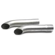 B2 Race Products Slip-Over Kickout Extension Pipes, Plain, 3-1/2 x 20"