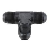 Aluminum Tee Flare Adapter Fitting, Black, -10 AN