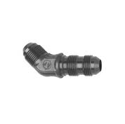 Fragola 483708B AN Flare Bulkhead Fitting, -8 AN, 90 Degree Black