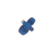 Aluminum Flare Reducer Adapter, Blue, -4 AN to -8 AN