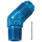 Adapter, 45 Degree, 8 AN Male to 1/4 in NPT Male, Blue