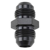 Aluminum Flare Union Adapter Fitting, Black, -10AN