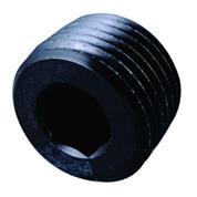 Black 1/2" NPT Pipe Plug Allen