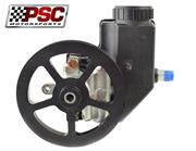 PSC Sportsman Aluminum Power Steering Pump, Reservoir and 6" V-Pulley