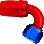 SRP 120° Elbow Reusable Aluminum Fittings, Red/Blue