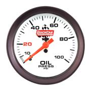 Quickcar Extreme 2-5/8" Oil Pressure Gauge, 0-100 psi