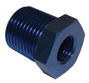 SRP 1/4" Male to 1/8" Female NPT Pipe Reducer, Blue