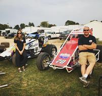 Chris finishes 2nd & Natalie 10th in WingLess Sprint Series