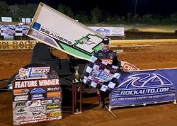 Mark Smith battled to his 7th USCS Outlaw Thunder Tour win of 2021 at Southern Raceway on Friday night