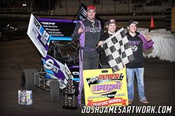 Galusha Cleans House, Triumphs Twice In POWRi Action