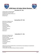 SATURDAY RACE LINEUPS & GENERAL INFORMATION NOW POSTED!