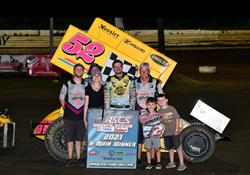 Blake Hahn Captures The Inaugural Mickey Walker Classic At Creek County Speedway