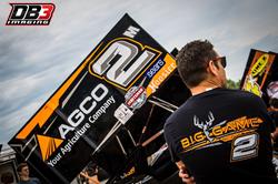 Kerry Madsen Battles for Victory Before Late-Race Incident at Knoxville
