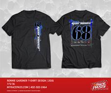 Get your Ronnie Gardner Racing shirts today!