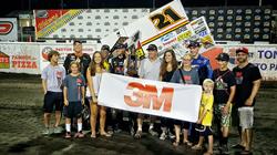 Brown Wins His Second National Sprint League Feature of the Season at Knoxville