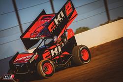 Kerry Madsen Moves Forward Throughout Friday’s World of Outlaws Race at Knoxville