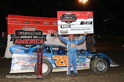 Dennis Erb Jr holds off Sheppard at Illinois' Lincoln Speedway