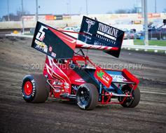 Ball Caps Season with Top-Five Finish at I-80 Speedway with Nebraska 360 Sprints