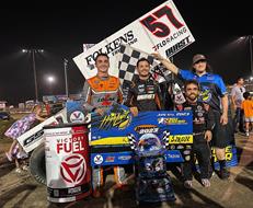 Larson holds off Rico for third straight High Limit win
