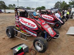 Felker Runs into Tough Luck in Australia at Lismore Speedway