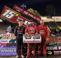 Hafertepe Dominates At Lakeside With The Lucas Oil American Sprint Car Series