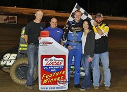 Sherrell Stands Out in POWRi West Solo Opener