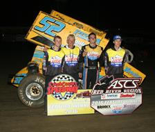 Blake Hahn Triumphs With ASCS Red River at Creek County Speedway