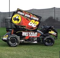 Kevin Swindell Pilots Blazing Racing Entry to Podium Finish at Devil’s Bowl Speedway