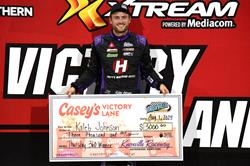 Kaleb Johnson Captures First Career Knoxville Raceway Victory During 360 Knoxville Nationals