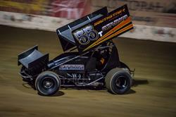 Starks Loses a Tire in Closing Laps While Leading at Grays Harbor Raceway