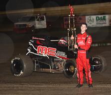 Chance Morton Wins Rain-Shortened Iron Man 66 at Creek County Speedway