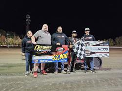 Amantea Hustles to USAC East Coast Sprint Cars Victory at Delaware International Speedway