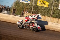 Dominic Scelzi Produces Top-10 World of Outlaws Outing at Bakersfield Speedway