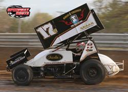 White Almost Claims First Career 360 Sprint Car Victory in Tennessee