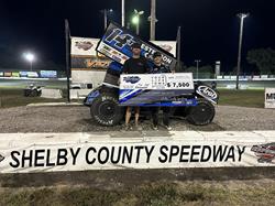 Estenson Wraps Up MSTS 410 Sprint Cars Championship by Winning Season Finale